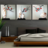 全悦浮雕画沙发背景墙装饰画客厅现代简约餐厅挂画卧室立体画红梅