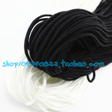 包邮黑白色窗帘绳 1.5-2MM绳子包芯尼龙绳 百叶窗拉绳编织绳90米