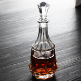 捷克进口水晶红酒瓶空瓶创意玻璃储酒瓶壶醒酒器带盖酒壶酒瓶包邮