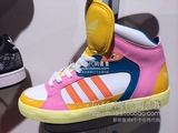 特价包邮  台湾代购 Adidas三叶草 女子篮球鞋 粉色撞色风