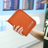 正品韩国Full 旅行收纳包 短款护照包夹证件包防水布钱包男女V.4