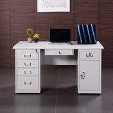 办公桌椅组合铁皮办公电脑桌1.4单人1.2米钢制办公桌子职员