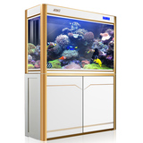 佳宝龙鱼缸超白玻璃电子屏包边底部过滤水族箱屏风中型鱼缸1.2米