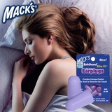 美国Mack's隔音耳塞睡觉防噪音防打呼噜女士专业降噪学习睡眠耳塞