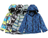 多色ACCA MUKKA男童中大童儿童装防风防水保暖滑雪服夹克外套棉衣