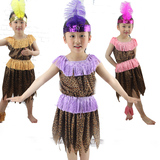六一儿童演出服猎人表演服装野人部落舞蹈印第安人白雪公主幼儿女
