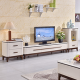 北欧大理石电视柜茶几组合套装客厅小户型电视机柜简约烤漆地柜
