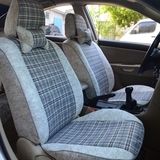2015新款汽车亚麻座套全包布套专用座椅套 加厚四季通用坐垫定做
