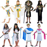 万圣节儿童服装 埃及民族衣服埃及艳后国王法老埃及王子公主服饰