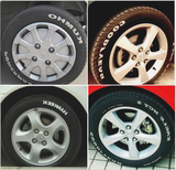 笔 白色涂鸦改色汽车标志笔个性改装轮毂专用耐高温易彩油漆轮胎