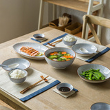 摩登主妇 创意餐具碗碟套装日式和风陶瓷22件礼盒款餐具套装