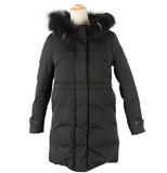 艾莱依2015冬新款韩版中长款加厚貉子毛领羽绒服外套女ERAL6041D