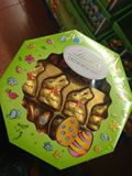 ［欧洲代购］lindt瑞士莲复活节金蛋小兔子礼盒装巧克力160g