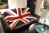 外贸美式乡村复古米字旗英国国旗沙发垫防滑沙发巾沙发毯装饰盖毯