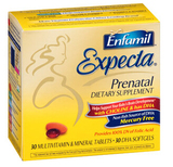美国官网直运Enfamil 30粒DHA孕妇美赞臣脑黄金+30粒多种维生素