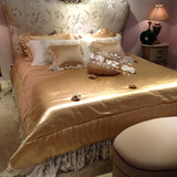 高档欧式法式新古典简美风格床品套件别墅样板房间床上用品多件套