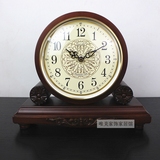 新品时钟仿古客厅报时 欧式座钟复古台钟古董装饰摆件钟表精工芯