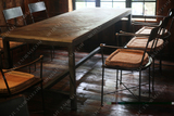 美式乡村创意简约现代休闲餐桌椅组合办公桌休闲桌酒吧桌咖啡桌