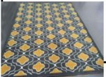 现代简约客厅地毯北欧宜家时尚地毯抽象腈纶晴纶地毯灰黄色灯笼纹
