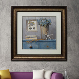 美创瑞达 现代欧美式简约客厅装饰画地中海卧室壁画墙画艺术画
