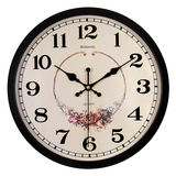 七王星圆形挂钟客厅卧室静音钟表时尚创意欧式钟石英钟挂表墙钟