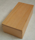 新品日式木质饭盒创意单层长方便当盒可爱分格学生木餐盒