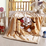 冬季婴儿儿童毛毯双层加厚卡通拉舍尔单人学生幼儿园盖毯宿舍特价