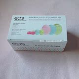 美国正品代购eos 3个护手霜和3个润唇膏套盒水果味粉嫩鸡蛋球