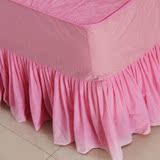 纯棉防水防尘螨隔尿席梦思床垫保护套花边床裙床笠单件床罩可定做