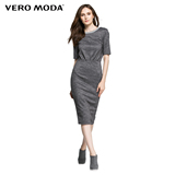 Vero Moda运动风露背针织连衣裙|315361021