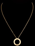 美国代购正品 Cartier/卡地亚 LOVE系列时尚优雅无钻18K黄金项链