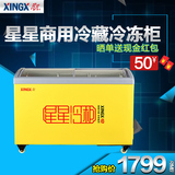 XINGX/星星 SD/SC-248JY 大冰柜商用冷藏冷冻柜 卧式展示柜 冷柜