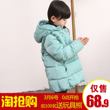 明银正品冬季儿童棉服韩版女童童装羽绒棉服加厚棉衣新款棉袄d567