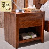 棠诗 床头柜 现代中式实木床头柜简约储物柜 床边柜品牌特价家具