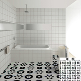 DT095 卧室地板贴画浴室防滑地砖贴纸洗手间防水地贴填充图装饰画