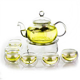 玻璃泡茶壶耐热高硼硅玻璃茶具高温功夫茶具花果茶800ml茶壶套装