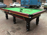 深圳 台球桌 美式黑八8标准台球桌家商用全实木桌球台台球案子