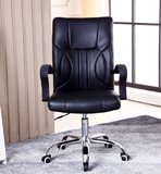 皮椅大班椅总裁椅电脑椅家用办公家具升降旋转白色
