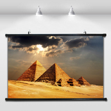 埃及金字塔风光装饰画写真风景沙漠挂画客厅卧室法老古墓艺术布画