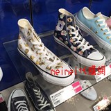 包邮 日本代购 匡威/converse 2015新款高帮帆布鞋可爱女鞋 两色