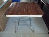 北京库房促销折叠餐桌椅加厚桌腿聚餐方圆桌麻将方桌简易餐桌凳子