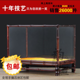 红木竹节玻璃罩 佛像观音宝笼玻璃罩 玉石盒防尘罩展示盒 可定做
