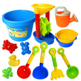 儿童沙滩玩具套装大号沙漏挖沙子工具婴儿戏水玩沙洗澡决明子玩具
