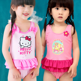儿童泳衣女童连体泳装可爱韩版婴儿宝宝游泳衣中小童女孩特价包邮