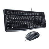 罗技/Logitech MK120 键鼠套装 正品超薄键盘鼠标键盘USB接口有线