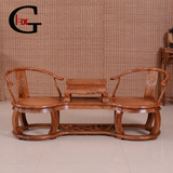 红木家具 刺猬紫檀双人椅 红木休闲花梨木椅子 圈椅中式仿古家具