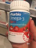 菲菲瑞典代购 Pharbio Omega-3 Barn儿童高纯度鱼油60粒 现货