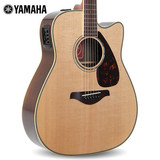 正品Yamaha/雅马哈民谣木吉他 初学者首选 41寸电箱琴 男女通用