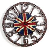 欧式仿古齿轮挂钟 齿轮钟 墙面壁钟 复古做旧 时尚个性木质客厅钟