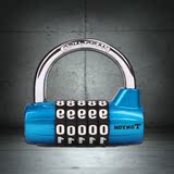 通用锁具/TONYON 彩色五位密码挂锁 健身房仓库大门围栏锁 K25003